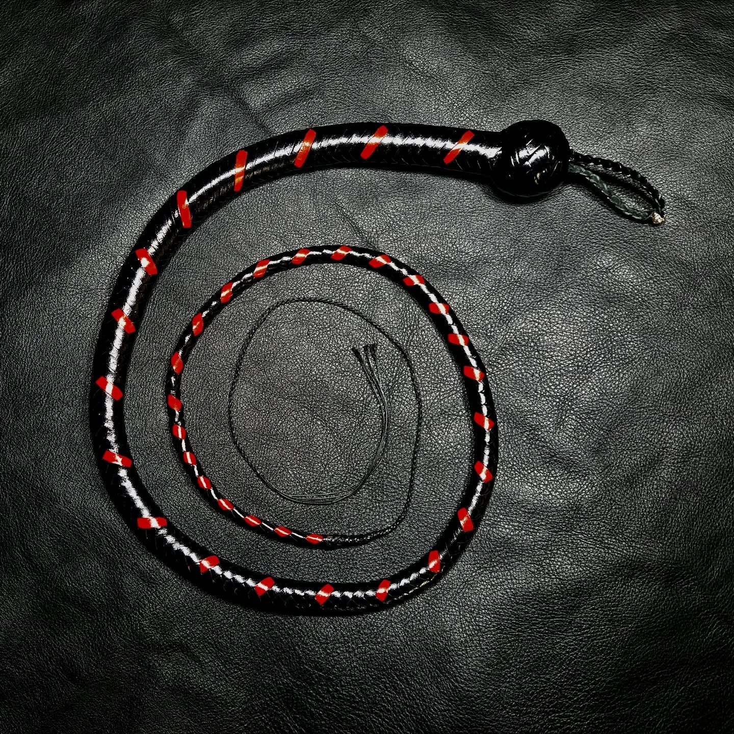 Signal whip classique sur mesure - Motif une lanière